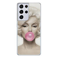 Чехол-накладка Boxface 41719-up572 для Samsung Galaxy G998 S21 Ultra Picture Marilyn Monroe Bubble Gum