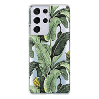 Чехол-накладка Boxface 41776-cc28 для Samsung Galaxy G998 S21 Ultra Picture Banana Leaves