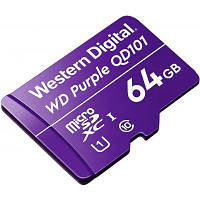 Карта памяти WD WDD064G1P0C Violet 64GB microSDXC Class 10 UHS-I