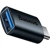 Переходник Baseus Ingenuity Series Mini OTG Adaptor Type-C to USB-A Blue