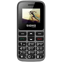 Кнопочный телефон Sigma mobile Comfort 50 HIT Gray