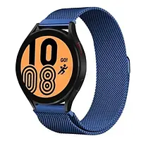 Ремешок для смарт-часов Infinity Metal Smart Watch Магнітний 22 mm Blue