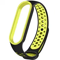 Ремешок для фитнес-браслета Infinity Sport Strap для Xiaomi MI Band 7 Black Green