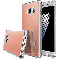 Чехол-накладка Ringke Fusion Mirror для Samsung Galaxy N930F Note 7 Rose Gold