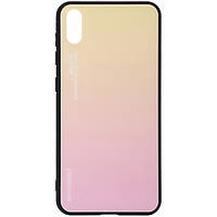 Чехол-накладка BeCover Gradient Glass для Vivo Y91c Rose Gold