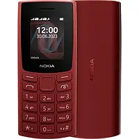 Кнопковий телефон Nokia 105 2023 Dual Sim Red