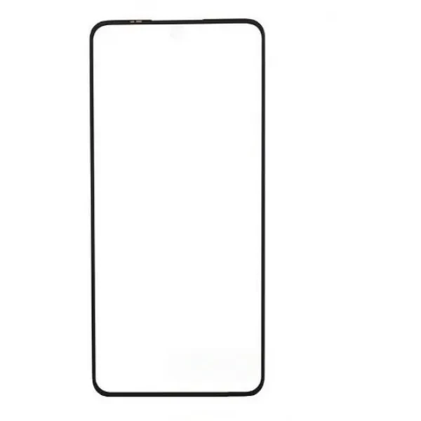 Скло дисплея Redmi Note 12 Pro 4G, Note 10 Pro Max ( Виріз під спікер ширший ) Black + ОСА плівка, фото 1