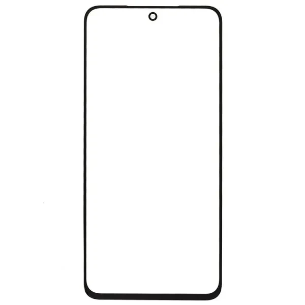 Скло екрану Samsung G990 Galaxy S21 FE чорне + ОСА плівка, фото 1