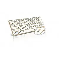 Комплект клавиатура и мышь Infinity USB Andowl QK3940 Mini Keyboard White Gold