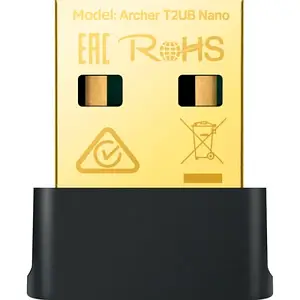 Мережевий адаптер TP-Link Archer T2UB Nano Black