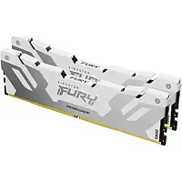 Оперативная память Kingston FURY 32 GB (2x16GB) DDR5 6000 MHz Renegade (KF560C32RWK2-32) Silver White