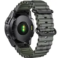 Ремешок для смарт-часов Infinity Ocean Starp 22 mm watch band Camo Green