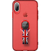 Чехол-накладка Rock TPU + PC MOC Protection Pro Series Case для iPhone X Red