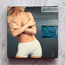 Жіночі шортики ATLANTIC розмір S бірюзового кольору з бічними зав'язками, фото 2