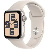 Смарт-часы Apple Watch SE 2 GPS 40mm Starlight Aluminium Case with Starlight Sport Band S/M (MR9U3)