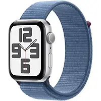 Смарт-часы Apple Watch SE 2 GPS 44mm Silver Aluminium Case with Winter Blue Sport Loop (MREF3)