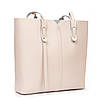 Сумка шопер жіноча шкіряна з косметичкою ALEX RAI R9341 beige, фото 2