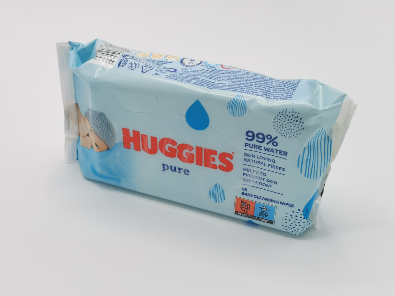 ВологI серветки TM Huggies  для дітей 56шт класичні