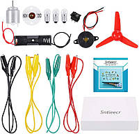 Sntieecr - Комплект двигателя с электрической цепью, образовательные наборы для обучения Монтессори для детей