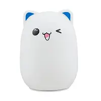 Ночник Infinity Creative Silicon LED Night Light Кот