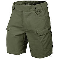 Тактические шорты олива Helikon-Tex UTS 8,5 PolyCotton Rip-Stop - Olive Green, военные мужские шорты