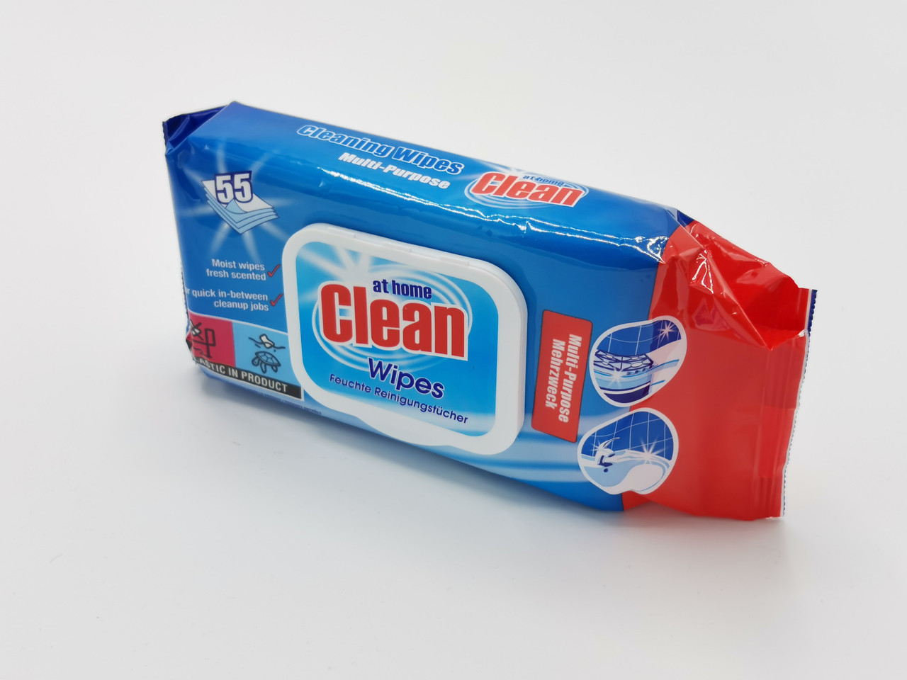ВологI серветки TM Clean для прибирання 55шт