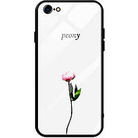 Чехол-накладка TOTO Glass Fashionable Case для iPhone 7/8/SE White Peon on