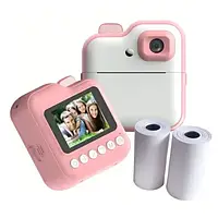 Камера мгновенной печати Infinity Q6 Pink +2 рулона белой бумаги