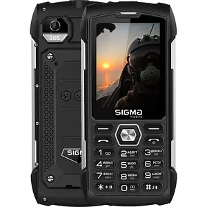 Кнопковий телефон Sigma X-treme PK68 Black