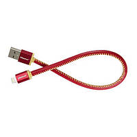 Дата-кабель PlusUs LST2005025 0.25m USB (тато) - Lightning (тато) Ruby