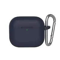 Чехол для наушников Blueo Liquid Silicone Case for Airpods 3 Deep Blue