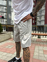 Мужские шорты Nike с принтом с боку шорты найк спортивные серые Nike шорты XL