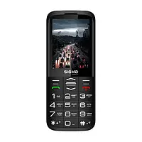 Кнопочный телефон Sigma mobile Comfort 50 Grace Black (БУ)