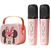 Акустика портативная Infinity TD6 Disney Mickey Mini Microphone Set Pink + 2 караоке-микрофона
