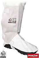 Накладки шкіряні, захист зварника для взуття, накладки захисні NNB JS UNI (12")