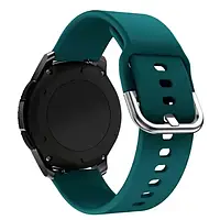 Ремешок для смарт-часов Infinity SILICONE для Samsung Galaxy Watch Active 20 mm metal Green