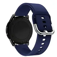 Ремешок для смарт-часов Infinity SILICONE для Samsung Galaxy Watch Active 20 mm metal Blue