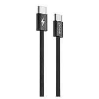 Дата-кабель Proove Energy Stream USB-C (тато) - USB-C (тато), 1m Black