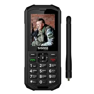 Кнопковий телефон Sigma mobile X-treme PA68 Wave Dual Sim Black (4827798466612)