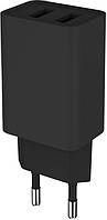 Адаптер питания для телефона ColorWay CW-CHS015 Black (2 USB AUTO ID 2.1 A 10 W )