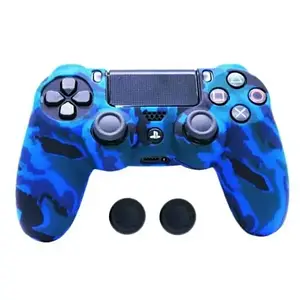 Накладки для геймпада Infinity Anti-slip PlayStation 4 DualSense PS4 Camouflage Blue