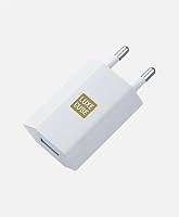 Адаптер питания для телефона Luxe cube 1A White (7775557575181) 1USB