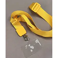 Шнурок на шею Infinity Universal Bag Clipse Yellow