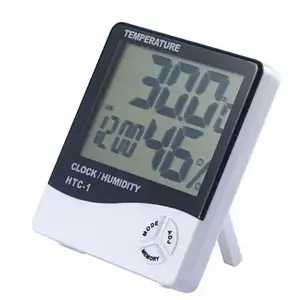 Термогігрометр Infinity Temperature and Humidity/Clock White