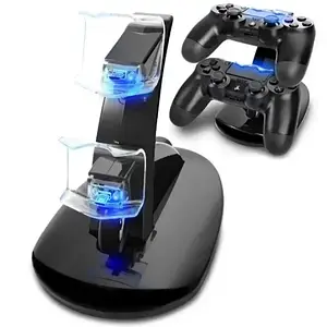 Зарядна станція для геймпада Infinity PS4 P-4slim/Pro P4002B Dualsense Black