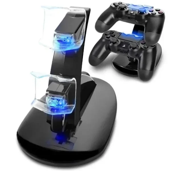 Зарядна станція для геймпада Infinity PS4 P-4slim/Pro P4002B Dualsense Black