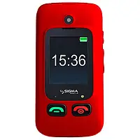 Кнопочный телефон Sigma mobile Comfort 50 Shell Duo Red