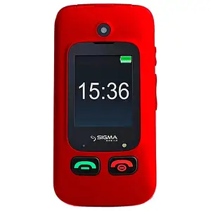 Кнопковий телефон Sigma mobile Comfort 50 Shell Duo Red