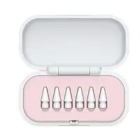 Чехол для наконечника стилуса Infinity Pencil Tips Organizer Box for Apple Pencil Pink 6 шт отделений