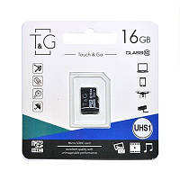 Карта памяти T&G TG-16GBSD10U1-00 16GB microSDHC Class 10 UHS-I